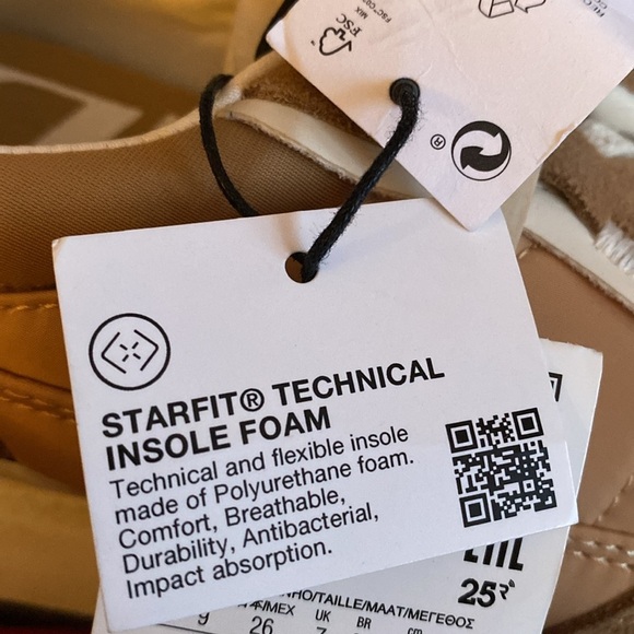 NWT. Zara Brown/Tan Leather Trainers. Size US 9/EU 40. - Picture 7 of 7